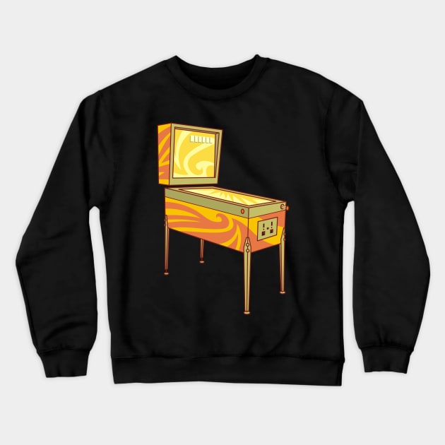 Pinball Machine Crewneck Sweatshirt by sifis